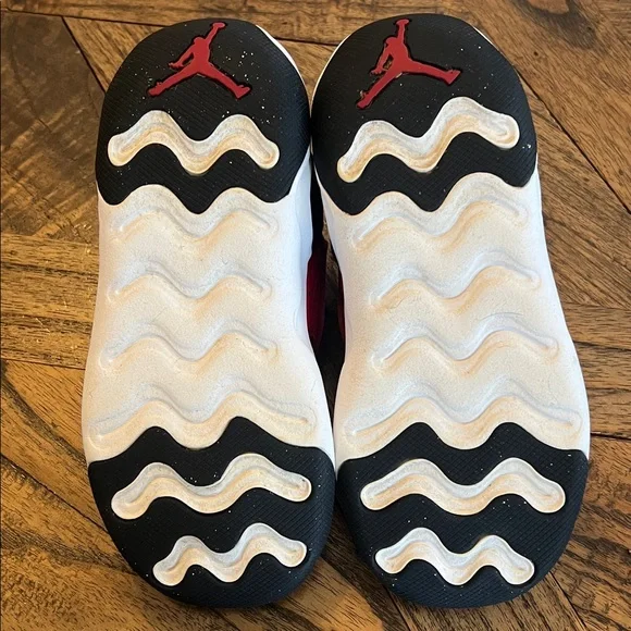 Jordan Kids 23/7 Red/Black Slip-On Sneakers with White Sole, Jumpman, Size 13C - Picture 8 of 8